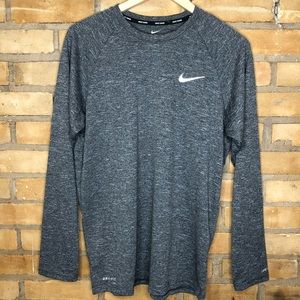 Nike Swim Dri-Fit Heathered Hydroguard Long Sleeve T-shirt